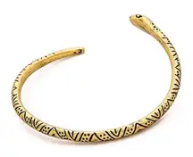 NWT! Madewell Gold Snake Cuff Brass Open End Bohemian Bracelet