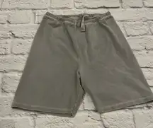 Skims Gray grey soft cotton bike Shorts M