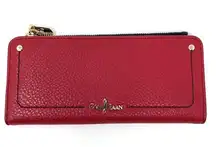 COLE HAAN brick red wallet