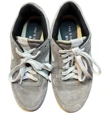 Rag & Bone Shoes Womens Size 36.5 Gray Suede OrthoLite Lace Up Low‎ Top Sneakers