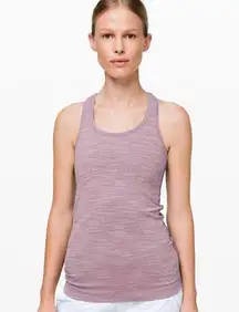 Lululemon Cool Racerback II Wee Are From Space Frosted Mulberry/Black Currant XS