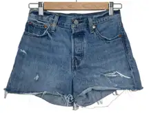 Wedgie Distressed Short Shorts