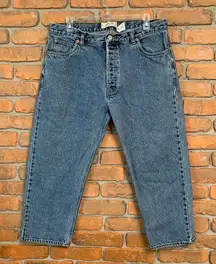 GAP Womens Vintage Y2K Boy Fit Button Fly Cotton Denim Jeans Blue‎ Size 14