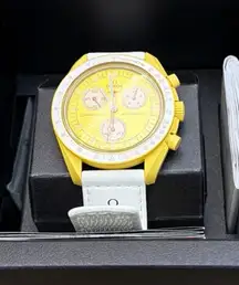 Omega Yellow and White Women's Watch mission to the sun
