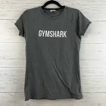 Gymshark  Gray Spellout Graphic Tee Shirt Size S