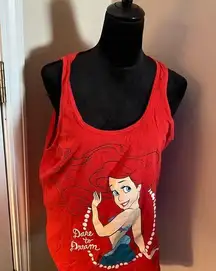 Disney Ariel / The little mermaid racer back tank top 3x