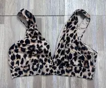 Victoria's Secret Secret Soft Unlined Leopard Print Pullover Bra Women’s Large