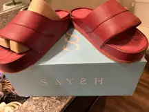 Saysh Athleta slides 