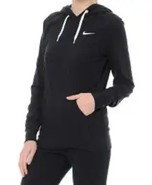 Nike Long Sleeve Jersey Hoodie in Black L