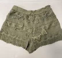 Free People NWOT!  Beach Daze High Waist Lace Shorts