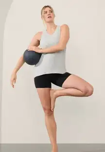 ✨Athleta Ease In Rib Heather Grey Sz Large Tank✨