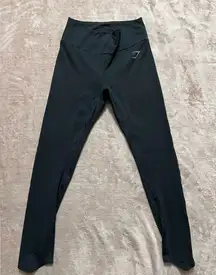 Gymshark  Leggings Womens Black Vented Gym Workout Athletic Stretch Sz Medium