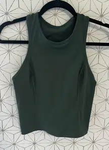 Lululemon Nulu High Neck Tank Evergreen