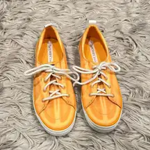Sperry Topsider x Creamsicle Orange loafers 7.5