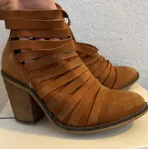 Sauce Brown Booties 