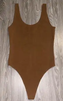 Wilfred Free Aritzia Brown Bodysuit Tank Top