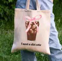 Diet Coke Coquette Tote Bag