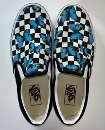 Vans Sk8 Slip On Checkered Butterfly Womens Size 7.5Mens Size 9 Shoes Athletic