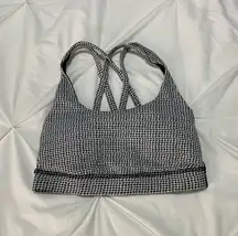 checkered sports bra