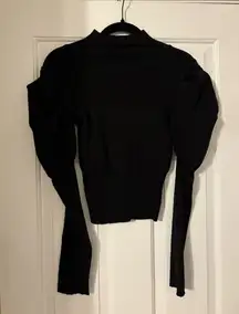 Vestique Black Turtleneck top size small