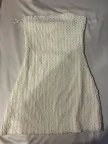 Peppermayo Dress White Strapless