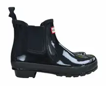 Hunter Original Gloss Black Chelsea Rain Boots