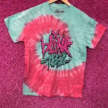 Blink-182 Toxic Sludge Spell Out Pop Punk Band Tie Dye M