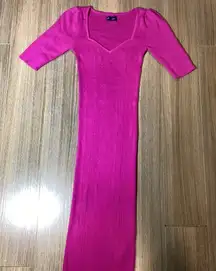 Gap‎ Pink Puff Sleeve Sweater Dress – Women’s Size XS