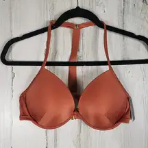 NWT Victoria's Secret Shine Strap Full Coverage Push-Up Bikini Top Size 32DD (E)