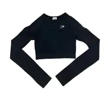 Black Gymshark Crop Top