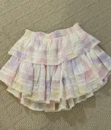 Loveshackfancy Ruffle Mini Skirt 