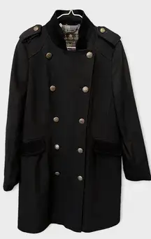 Barbour 'Commander' Wool Cashmere Coat (US/10)