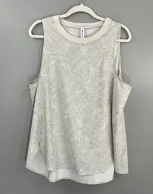 Athleta XL Sleeveless Swing Top Snake Skin Print