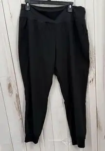 DSG Women’s Large Black Athletic Jogger Pants Athleisure Sporty