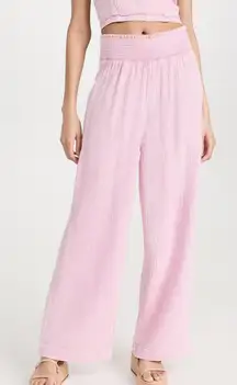 Z SUPPLY CASSIDY FULL LENGTH PANTS PINK MEDIUM