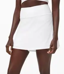 Lululemon Pleated Lined High-Rise Tennis Skirt in white 2
