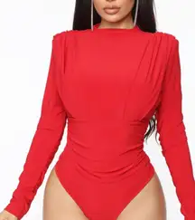 Red Bodysuit Dressy