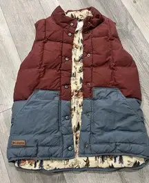 Columbia Womens South Canyon Bluff Puffer Vest Size Small