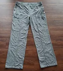 Vuori Womens Gray Heathered Halo Essential Wide Leg Chic Lounge Pants Size XL