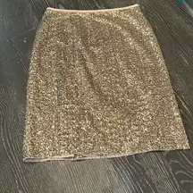 Chico's Skirt - Holidays Sequinned Raw Hem - Holiday Chicos size 1 medium