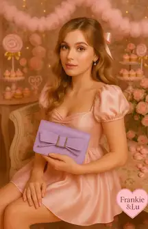 Betsey Johnson Lavender Bow Wallet – NWT​