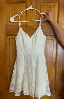 Lacey White Dress