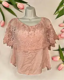 Womens Rhapsody Lightweight Mauve Top size Large