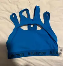 Lululemon Logo Train Bra Poolside