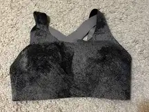 Entire Bra Pixel Print Ice Grey Black Size 36dd