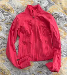 Lululemon cropped define jacket size 8 glazed pink 