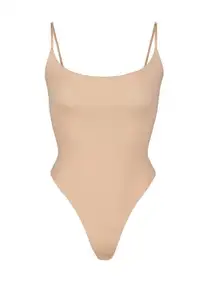 Skims Fits Everybody Cami Thong Bodysuit Clay Size Medium