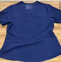 Figs Navy Short Sleeve Scrub Tee