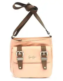 Jamie Salmon Crossbody Buckle Bag