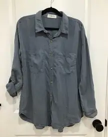 Carly Jean Los Angeles Women’s Oversized Button Down M/L  Shirt